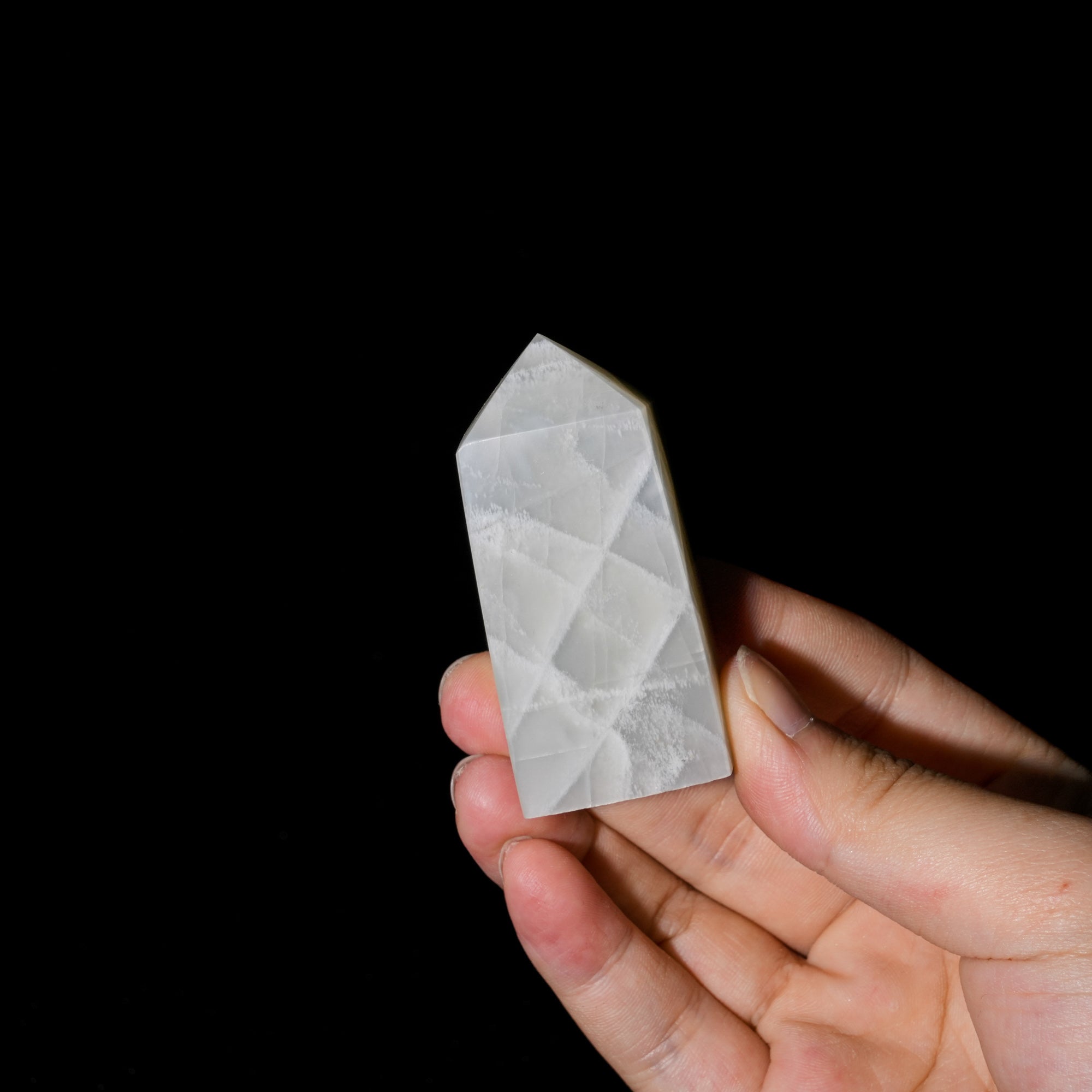 Green Moonstone Tower - helmsman - crystal