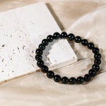 Green Sandstone Bracelet - helmsman - crystal