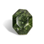 Green Serpentine Palm Stone - helmsman - crystal