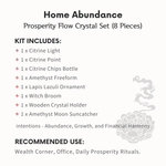 Home Abundance Crystal Ritual Set - helmsman - crystal
