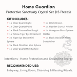 Home Guardian Crystal Ritual Set - helmsman - crystal