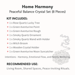 Home Harmony Crystal Ritual Set - helmsman - crystal