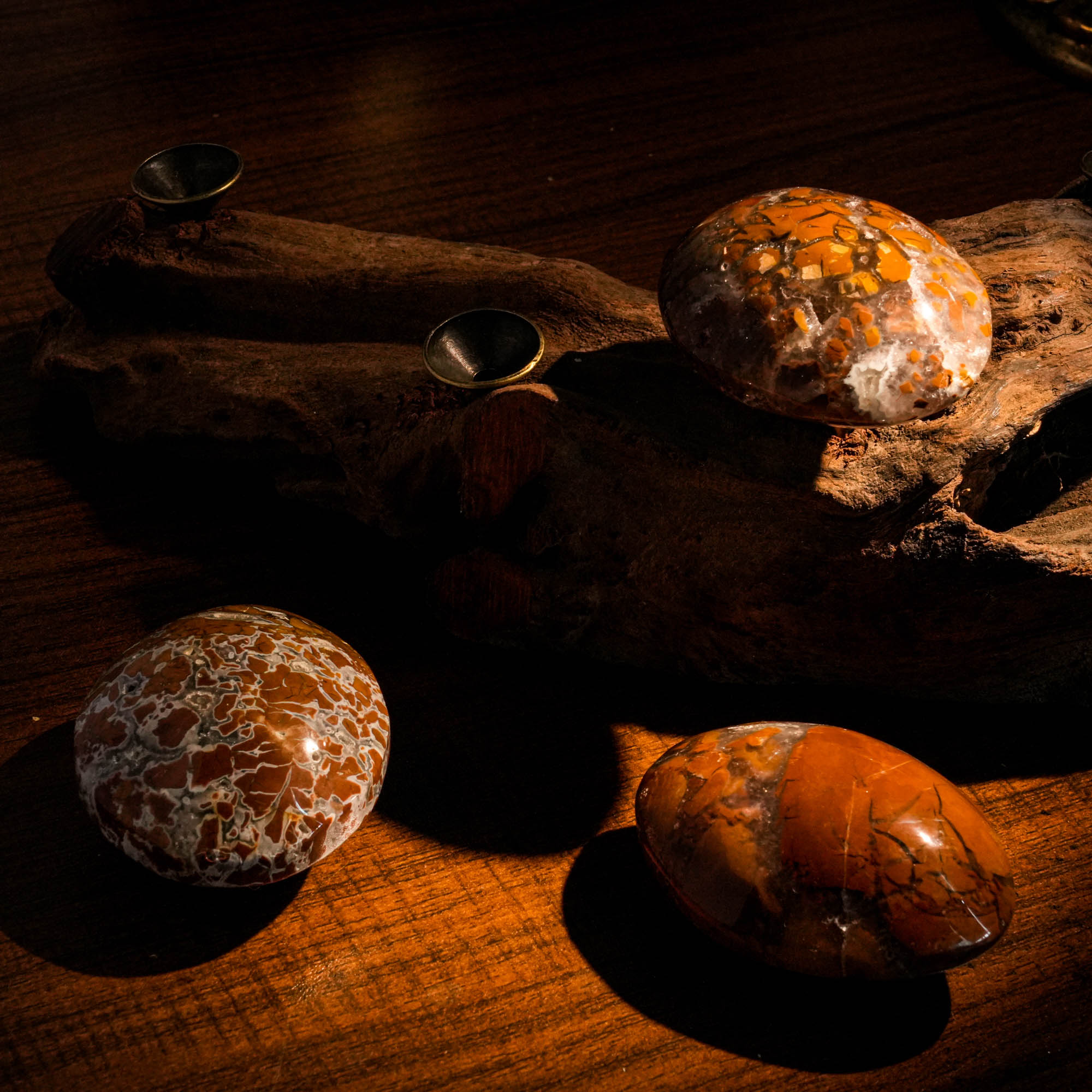 Indonesian Agate Palm Stone - helmsman - crystal