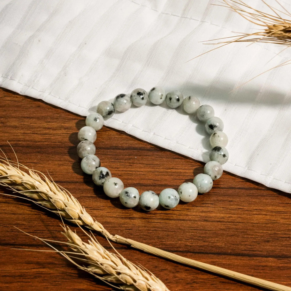 Kiwi Jasper Bracelet - helmsman - crystal