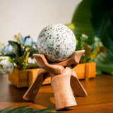 Kiwi Jasper Sphere - helmsman - crystal