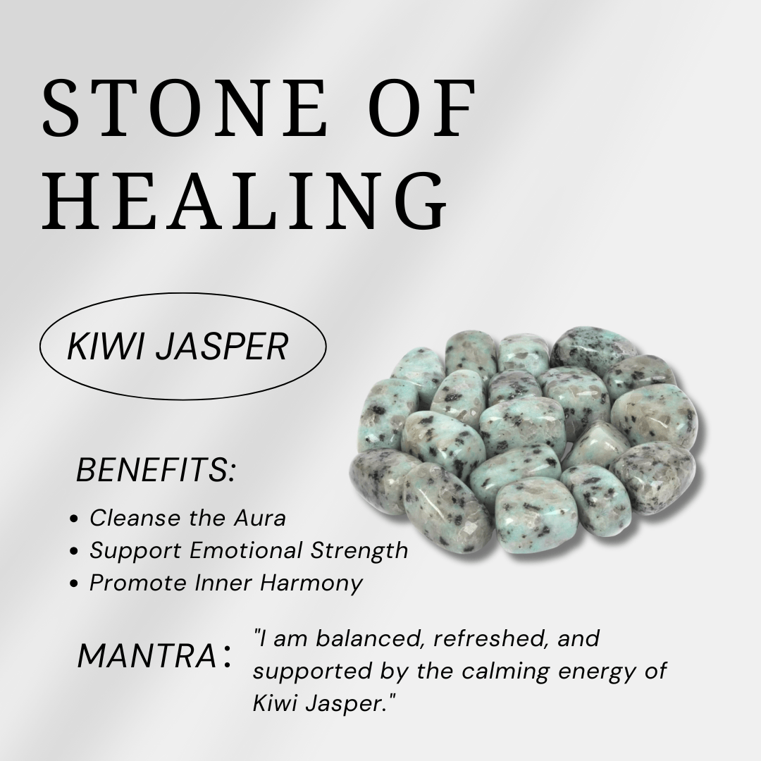 Kiwi Jasper Sphere - helmsman - crystal