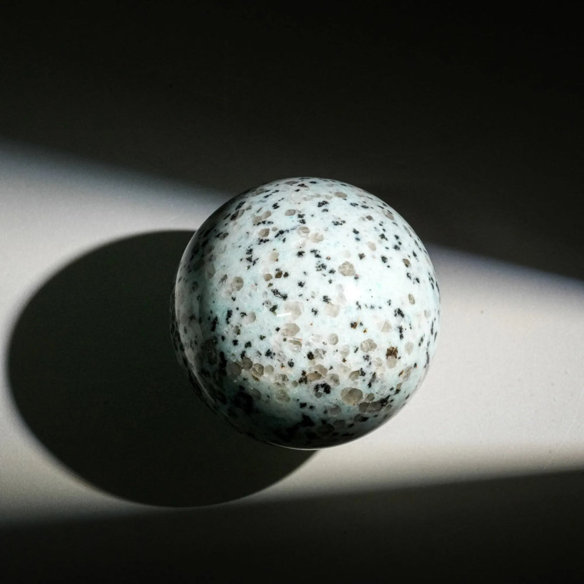 Kiwi Jasper Sphere - helmsman - crystal