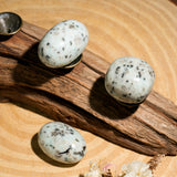 Kiwi Jasper Tumbled Stone Set - helmsman - crystal