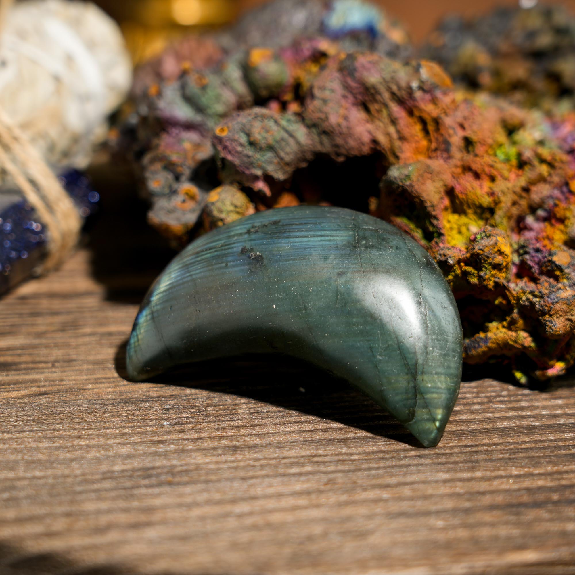 Labradorite Moon - helmsman - crystal