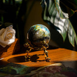 Labradorite Sphere - helmsman - crystal