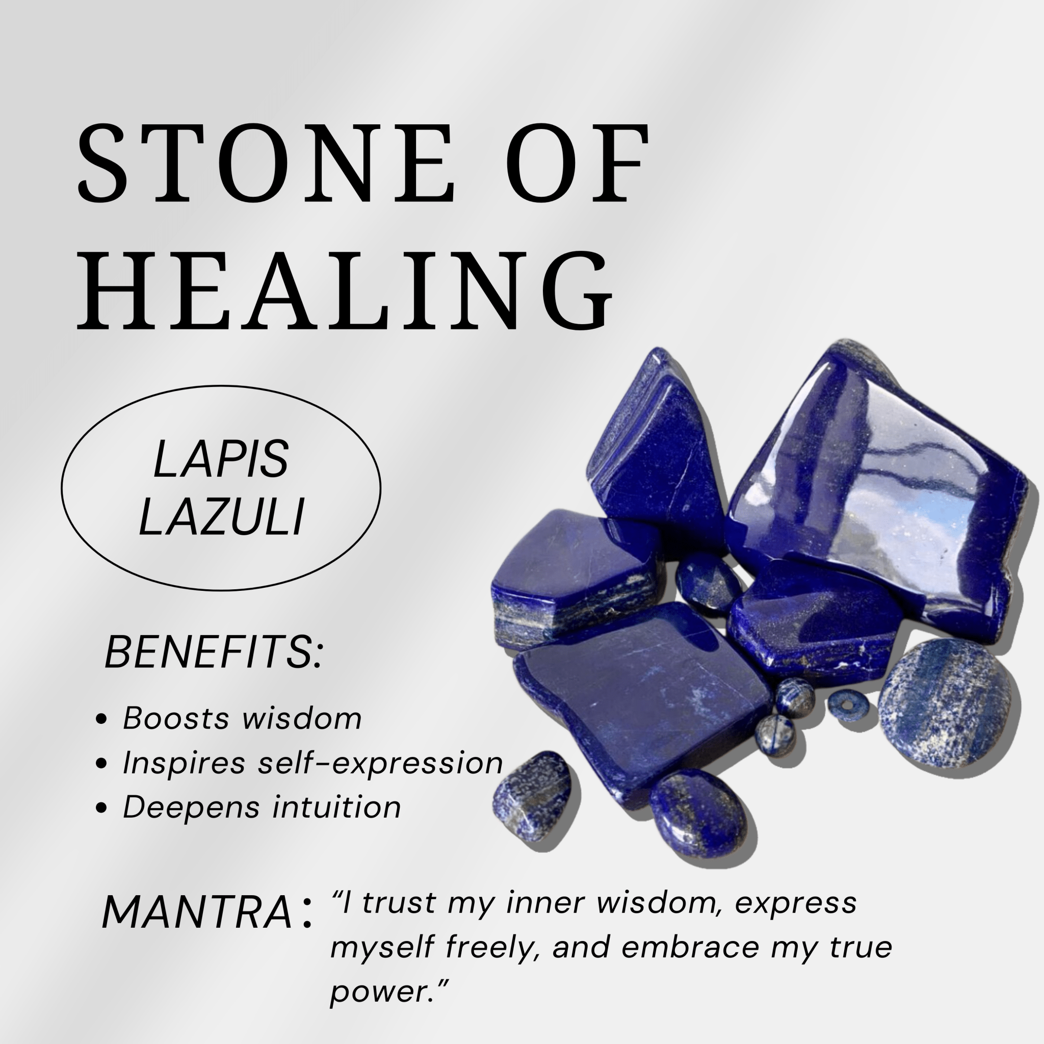 Lapis Lazuli Palm Stone - helmsman - crystal