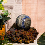 Lapis Lazuli Sphere - helmsman - crystal