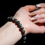 Larvikite Bracelet - helmsman - crystal