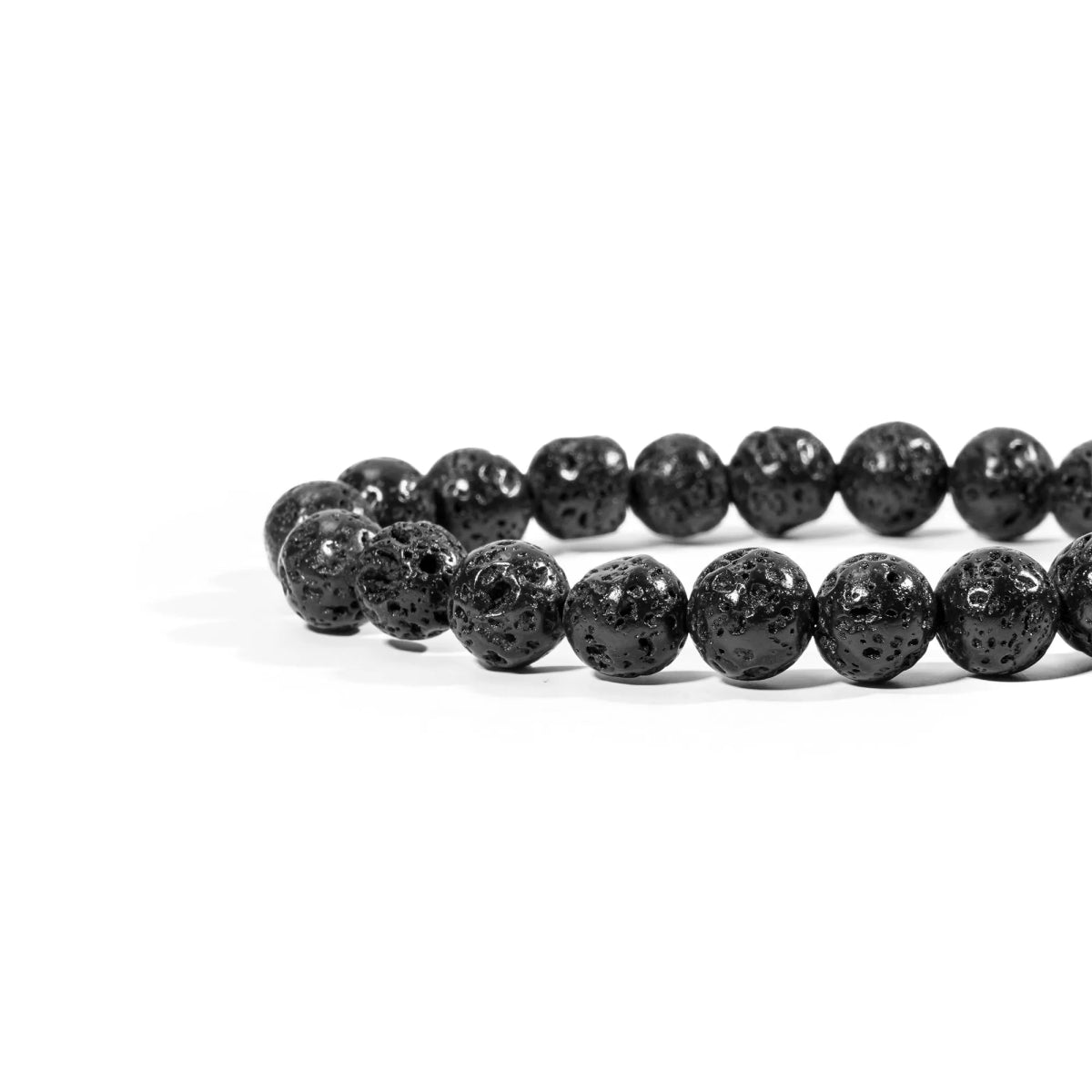 Lava Stone Bracelet - helmsman - crystal