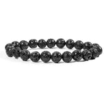 Lava Stone Bracelet - helmsman - crystal