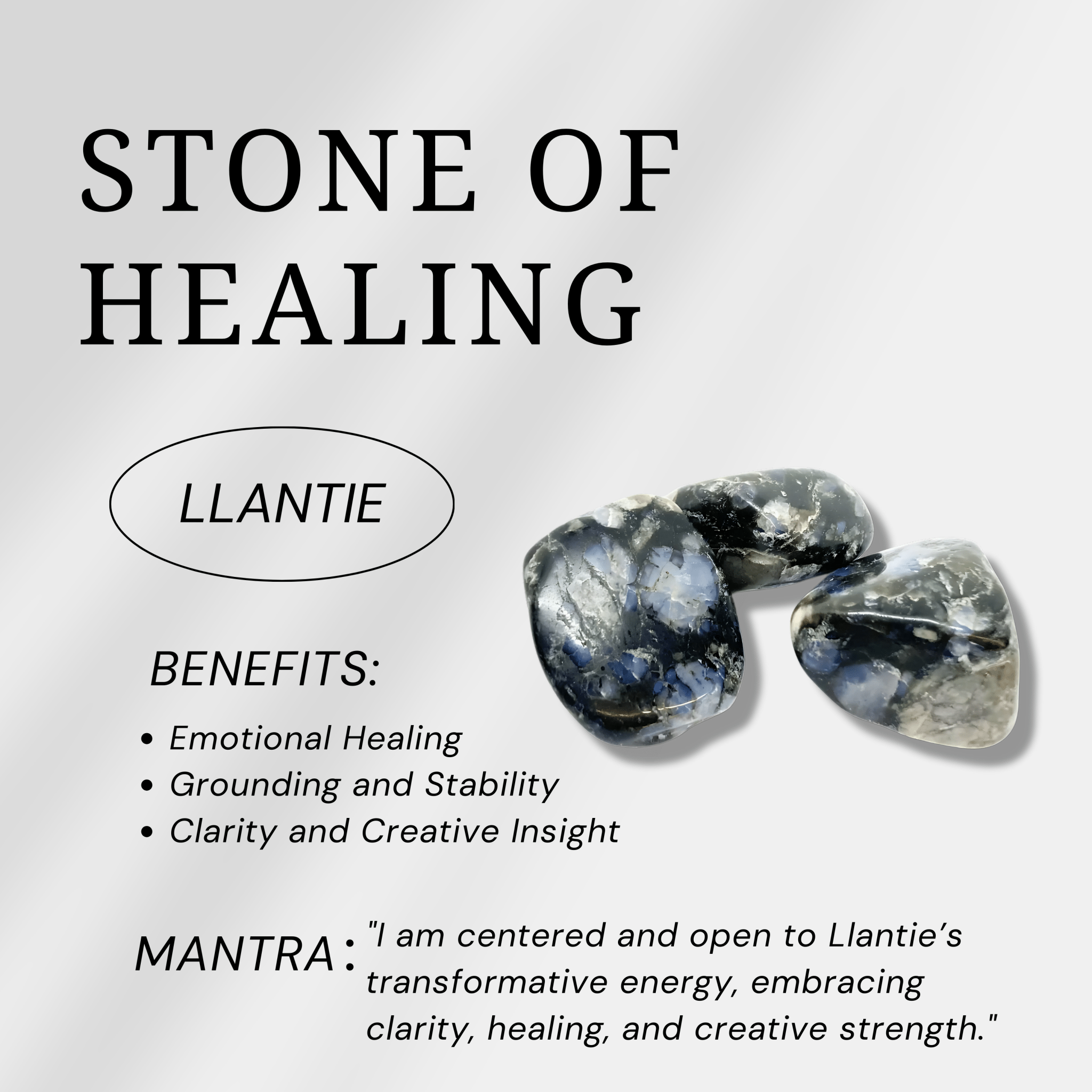 Llanite Bracelet - helmsman - crystal