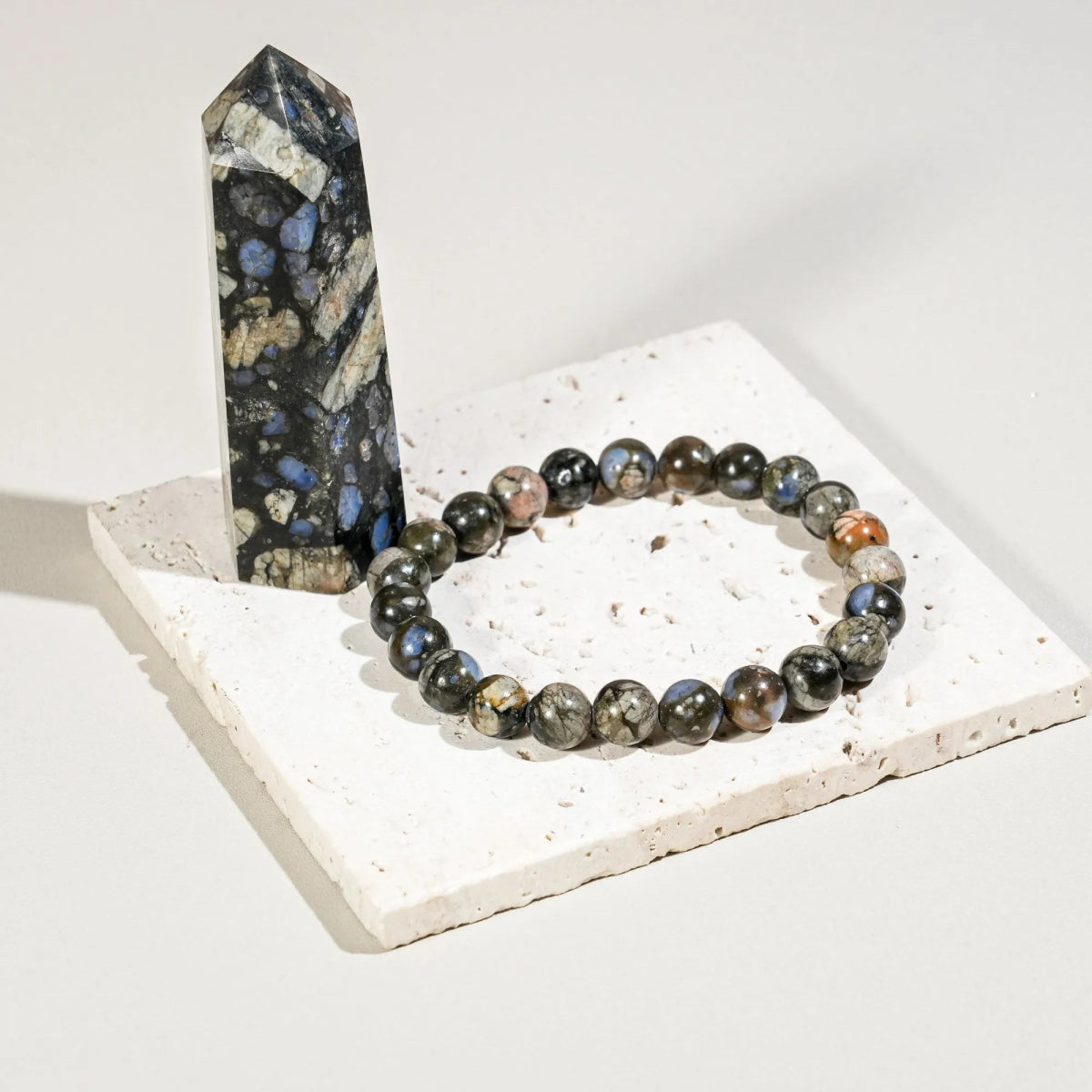 Llanite Bracelet - helmsman - crystal
