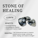 Llanite Mini Heart Set - helmsman - crystal