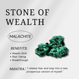 Malachite Slice Pendant Necklace - helmsman - crystal