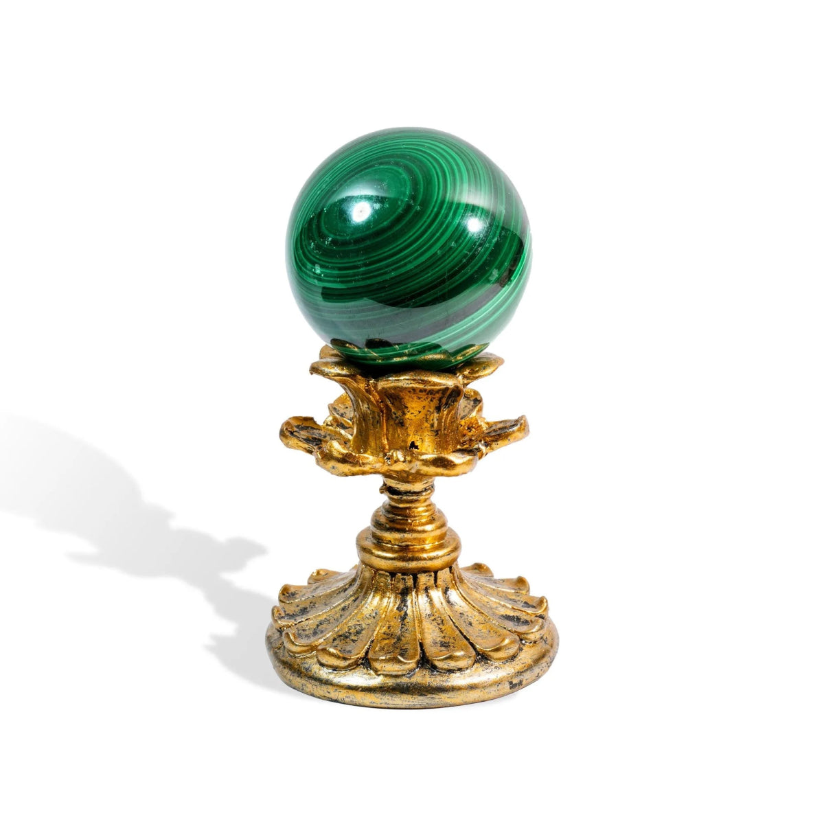 Malachite Sphere - helmsman - crystal