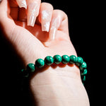 Malachite Stone Bracelet - helmsman - crystal