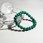 Malachite Stone Bracelet - helmsman - crystal