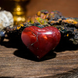 Mookaite Jasper Heart - helmsman - crystal