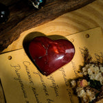 Mookaite Jasper Heart - helmsman - crystal