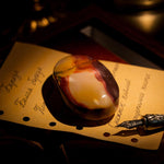 Mookaite Jasper Palm Stone - helmsman - crystal