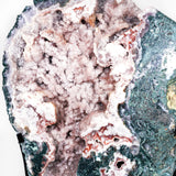 Moss Agate Geode Ornament - helmsman - crystal