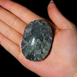 Moss Agate Palm Stone - helmsman - crystal