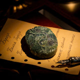 Moss Agate Palm Stone - helmsman - crystal