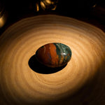 Ocean Jasper Palm Stone - helmsman - crystal