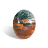 Ocean Jasper Palm Stone - helmsman - crystal
