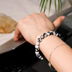 Orca Agate Bracelet - helmsman - crystal