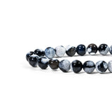 Orca Agate Bracelet - helmsman - crystal