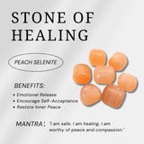 Peach Selenite Charging Bowl - helmsman - crystal