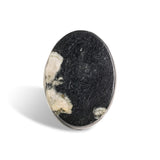 Peony Stone Palm Stone - helmsman - crystal