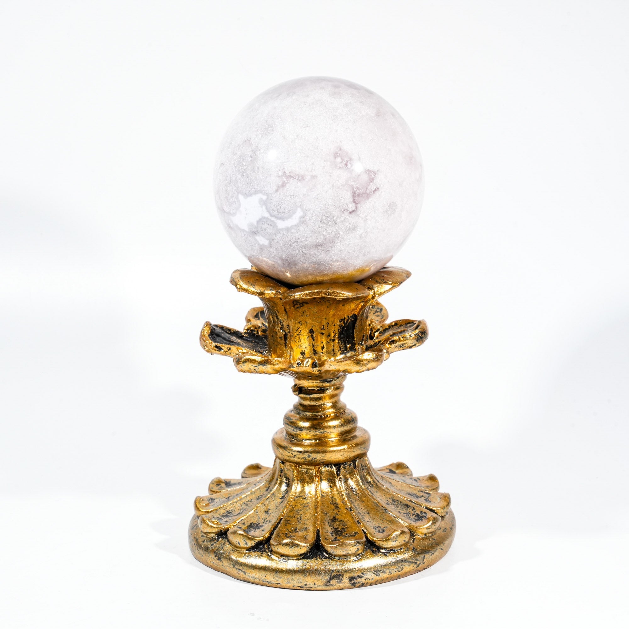 Pink Amethyst Sphere - helmsman - crystal