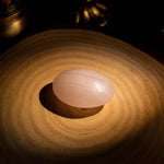 Pink Jade Palm Stone - helmsman - crystal