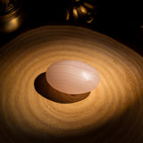 Pink Jade Palm Stone - helmsman - crystal