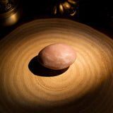 Pink Opal Palm Stone - helmsman - crystal