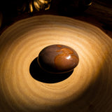 Polychrome Jasper Palm Stone - helmsman - crystal