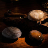 Polychrome Jasper Palm Stone - helmsman - crystal