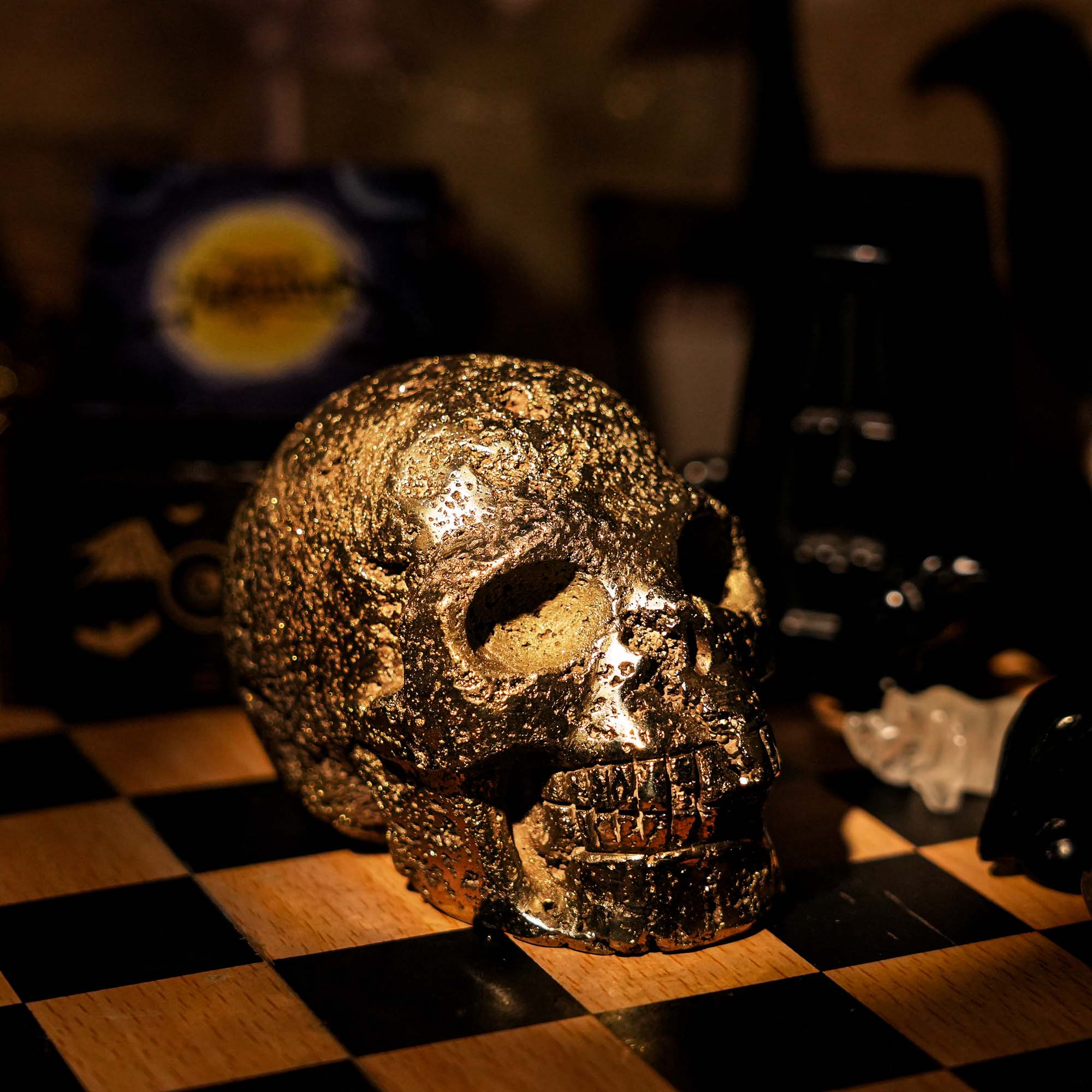 Pyrite Skull - helmsman - crystal