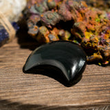 Rainbow Obsidian Moon - helmsman - crystal