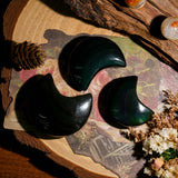 Rainbow Obsidian Moon - helmsman - crystal