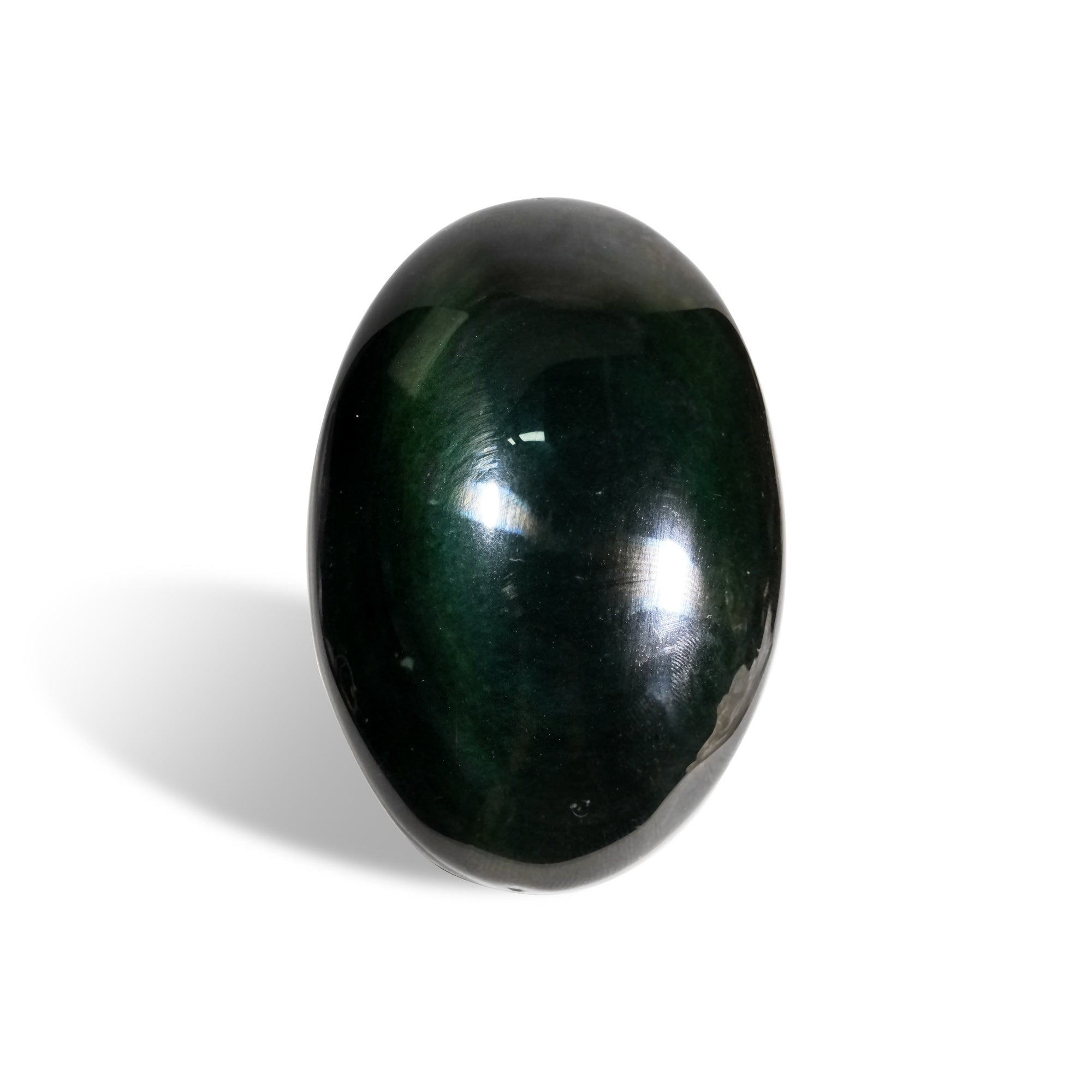 Rainbow Obsidian Palm Stone - helmsman - crystal