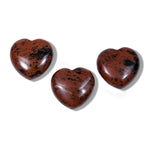 Red Obsidian Mini Heart Set - helmsman - crystal