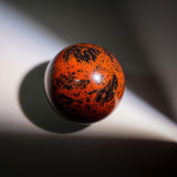 Red Obsidian Sphere - helmsman - crystal